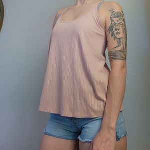 Old Navy Pink Flowy Tank Top Cami Size S